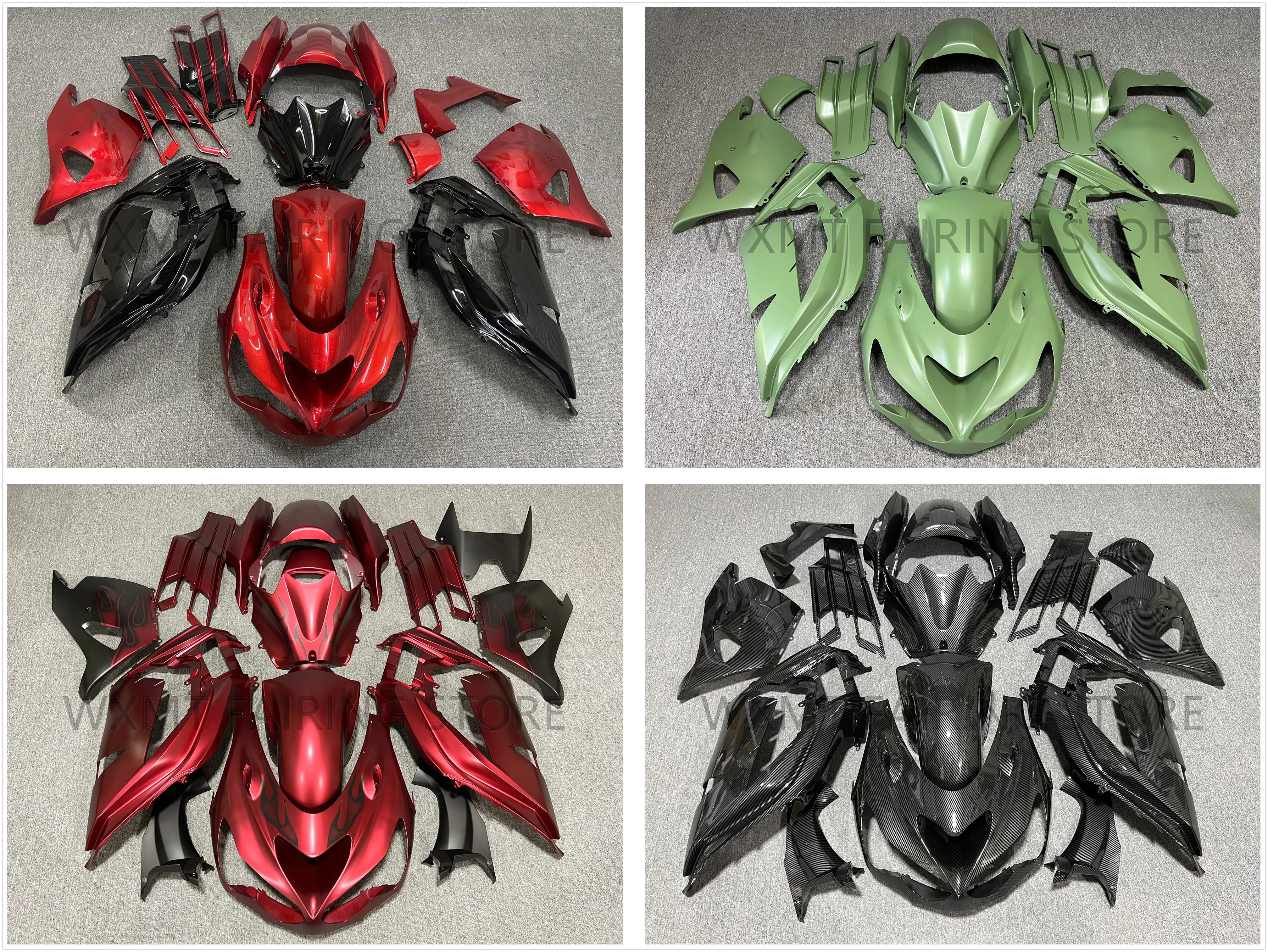 NEW ABS Motorcycle Fairings Kit for Ninja ZX-14R 2012 2013 2014 2015 2016 2017 2018 2019 2020 2021 2022 23 bodywork fairing set