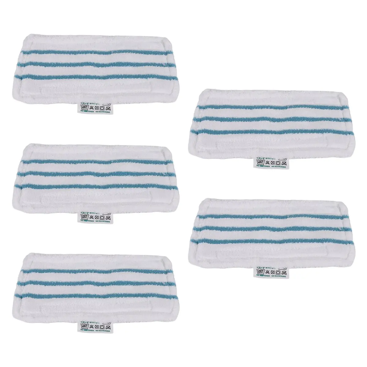 ABFS Washable Microfiber Steam-Mop Cleaning Pads Compatible for All Steam Mops, SM1600, SM1610, SM1620 5 Pack