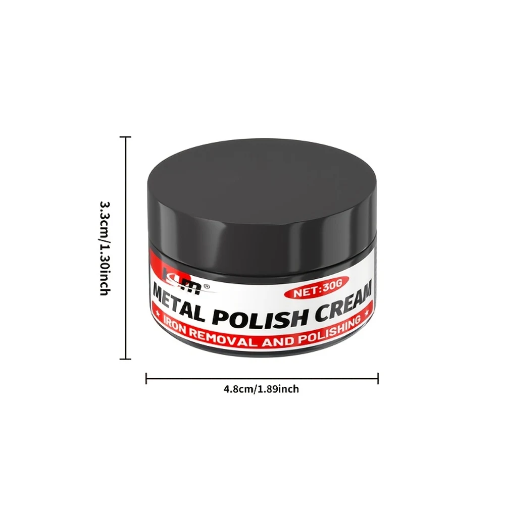 Multi-functional Metal Polishing Paste, Metal Iron Powder Remover, Scratch Repair Cream, Oxide Layer Disappearance, Suitable for