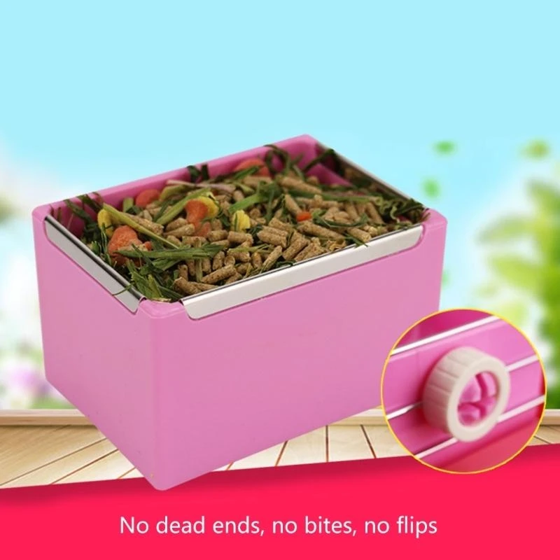

Pet Feeding Bowl Squirrels Feeder Water Bowl Rabbits Feeding Supply Container