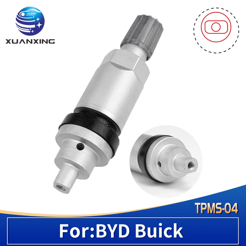 TPMS-04 Tire Valve Tire pressure sensor Valves For Buick BYD Aluminum TPMS Tire Valves Replacement