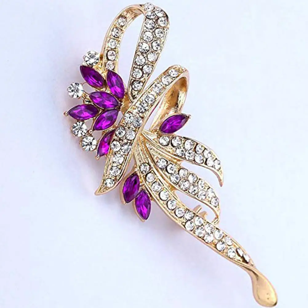 

Pretty Brooch Pin Exquisite Workmanship Vintage Brooch Gorgeous Fashion Shawl Clip Stylish