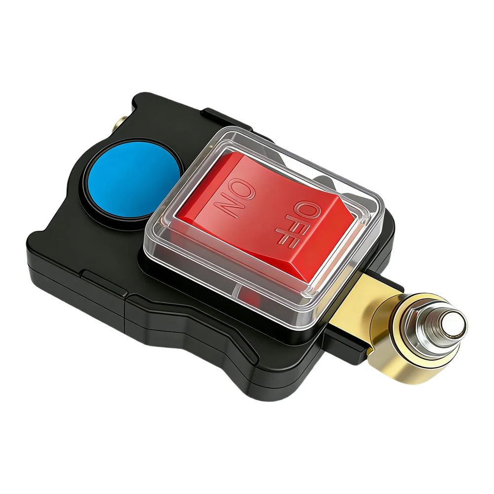 

12-24V Car Battery Disconnect Switch T-Type With Digital Voltage Display For Auto Truck Agricultural Vehicle Power Cut Off Tool