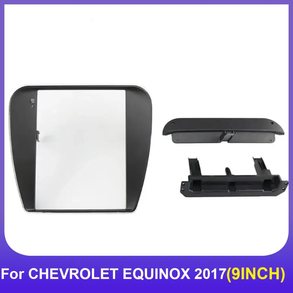 

Рамка для автомобильного радиоприемника 9,7 дюйма, 2 Din, облицовка для CHEVROLET EQUINOX 2017, мультимедийный видеоплеер в стиле Tesla, навигация, DVD-панель, отделка