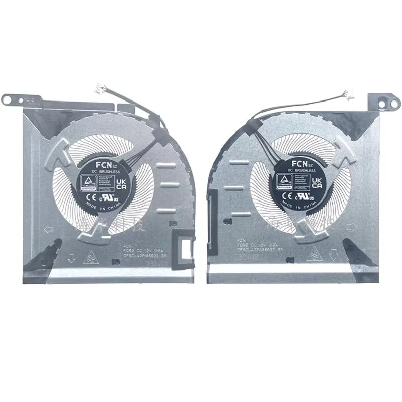 

Original New CPU GPU Fan for Lenovo Y9000X IRH8 FQR3 FQR5 12V 2023 Laptop Fan