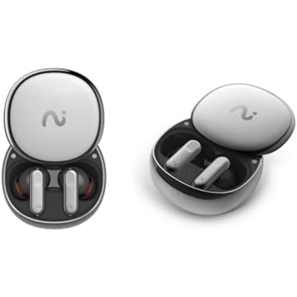 4-in-1 AI Smart Earbuds: Noise Cancelling, Voice Recorder, Translator, Transcriber, IPX5 Waterproof, 40H Battery Life (Renewed) view 6