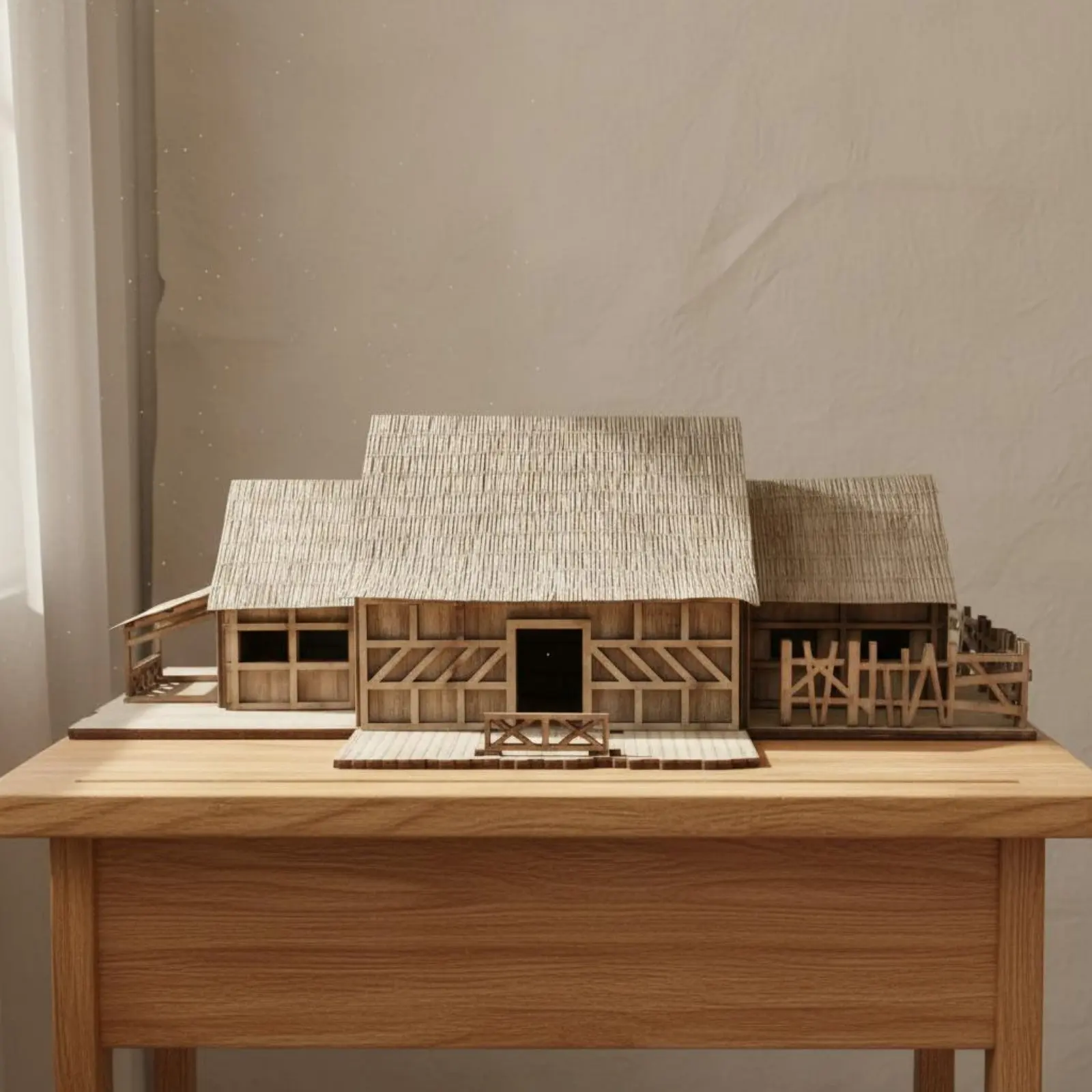 casa-modello-fai-da-te-prodotto-finito-modellino-di-casa-fatto-a-mano-kit-casa-delle-bambole-decorazione-educativa-oggetto-da-collezione-per-studenti