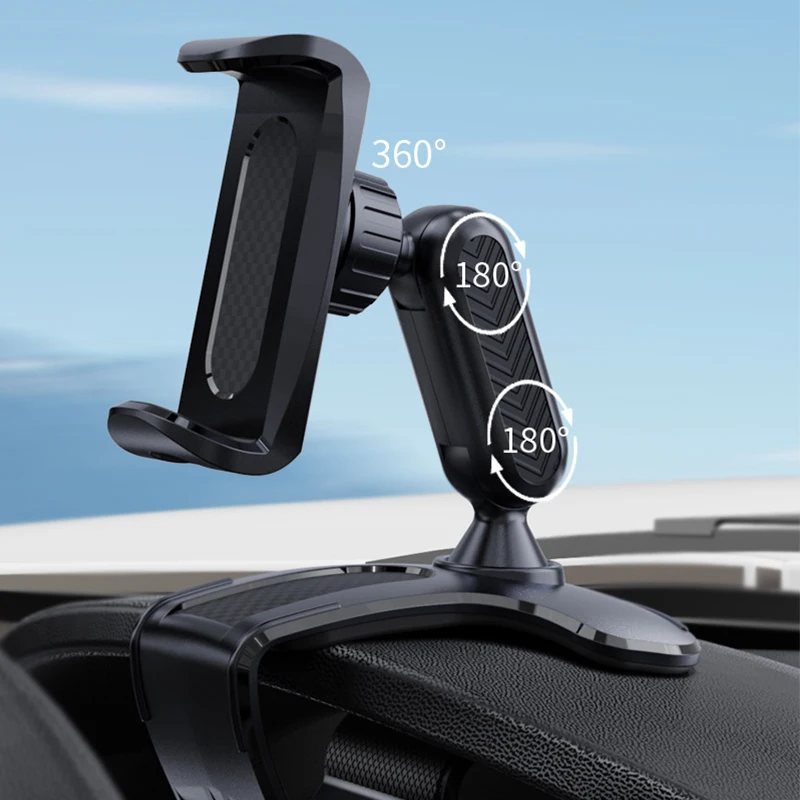 Phone Holder for Car Truck Drivers Board Portable Mount Anti-slip Adjustable  Stand GPS Auto Clip Car Holder For iPhone Samsung