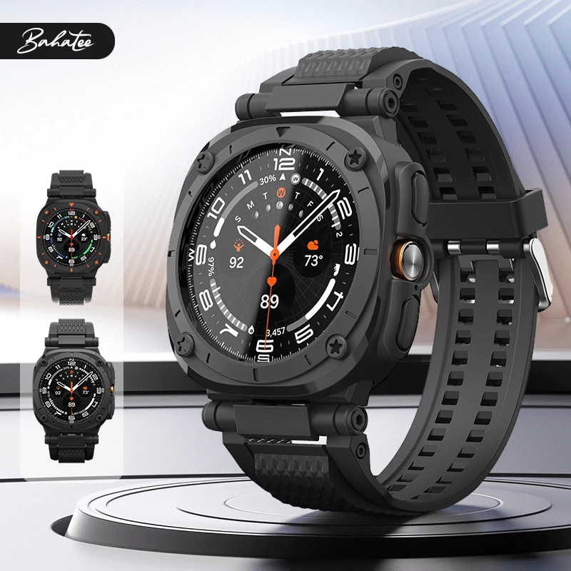 

TPU Case for Samsung Galaxy Watch Ultra 47mm Frame+Shell Integrated Design Fashion Slim Fit Easy Install Precise Cutouts Cover