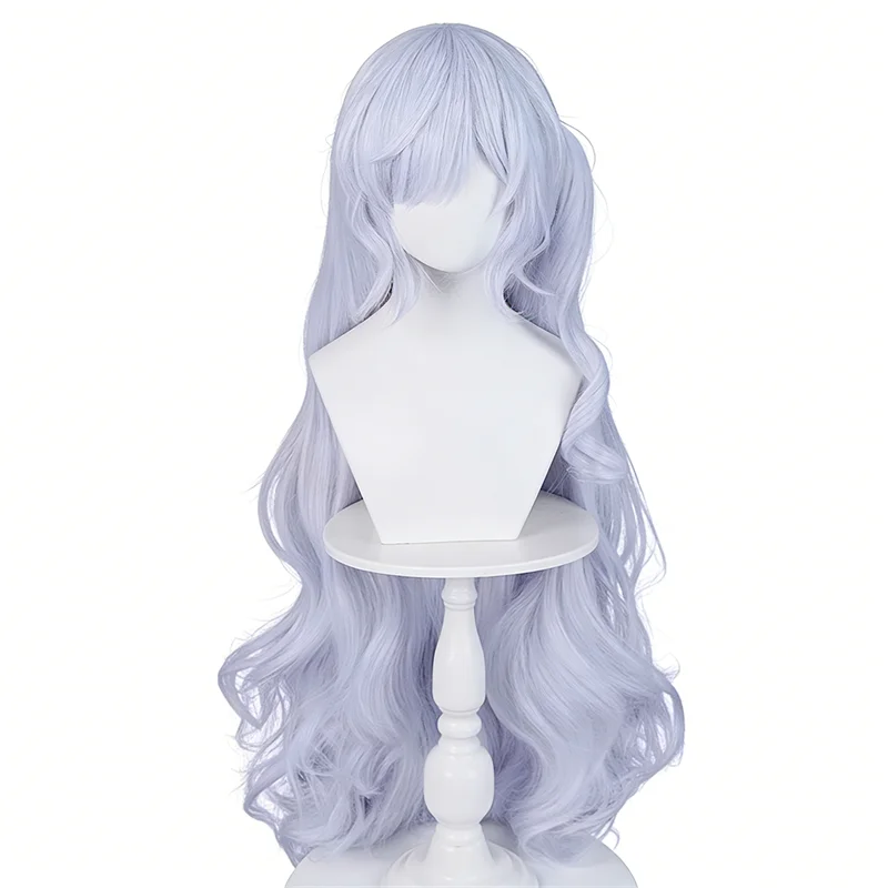 Game Magical Girl Witch Trial‌ Natsume Anan Cosplay Wig White Long Hair Heat Resistant Synthetic Wigs Halloween Carnival Prop