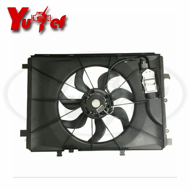 Quality Cooling Fan Assembly for MERCEDES BENZ W176 A180 A200 W246 W242 B200 C117 X117 CLA X156 GLA R172 SLK A2465000093 400W