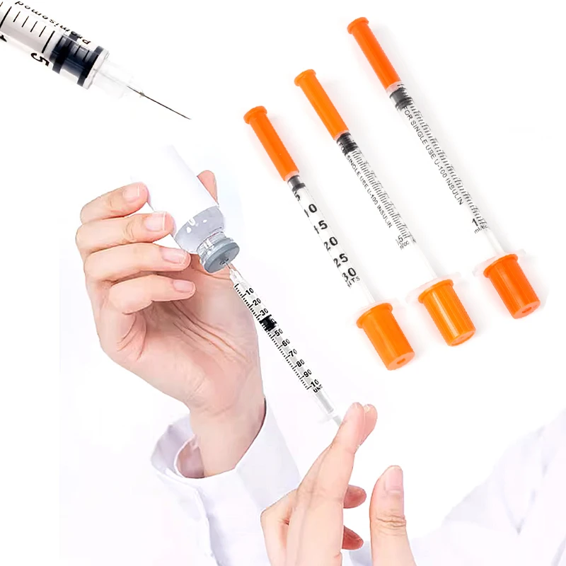 

100/200 шт. одноразовые ветеринарные шприцы с иглами для домашних животных и сельскохозяйственных животных, кошек, собак, свиней, крупного рогатого скота, овцы, лошадей, курицы