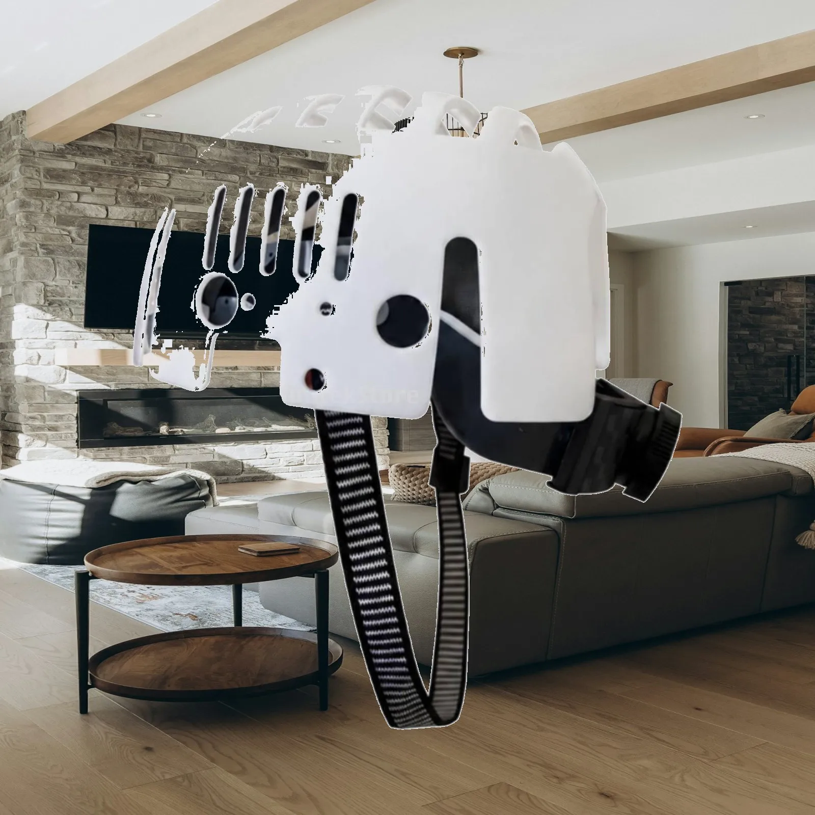DIY Furry Head Base Hat with PE Helmet Shell and Liner for Cosplay Costume Builds Ventilation Holes Adjustable Chin Strap