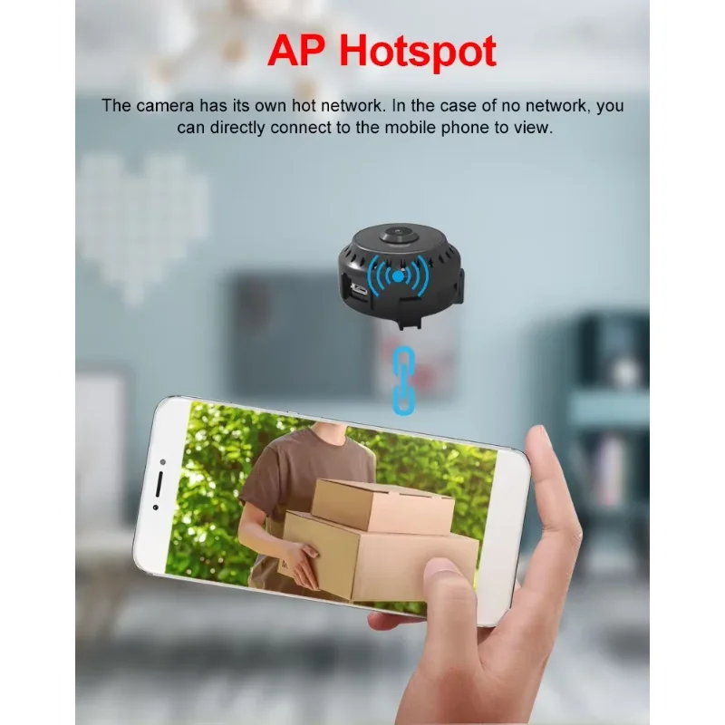 New WD15A Wifi 1080P HD Mini Camera Magnetic Home Surveillance Camcorder Night Vision Wireless IP Remote Monitor Outdoor Cameras