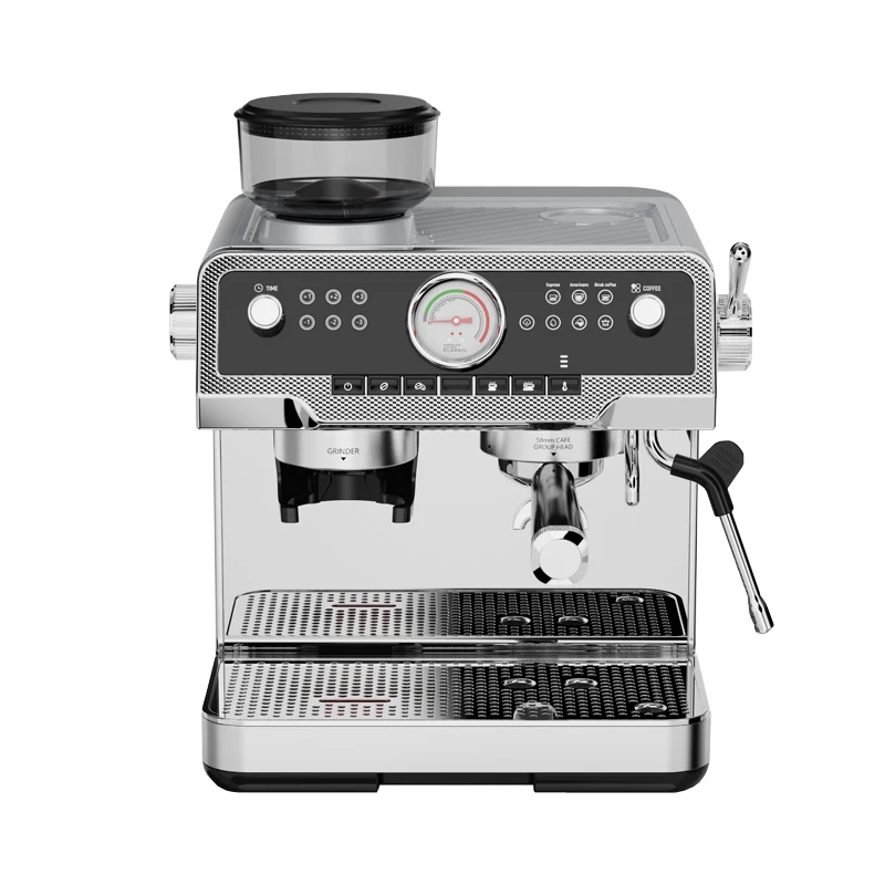 Máquina de café expresso automática, cafeteira portátil, aparelho doméstico inteligente, uso comercial, cozinha