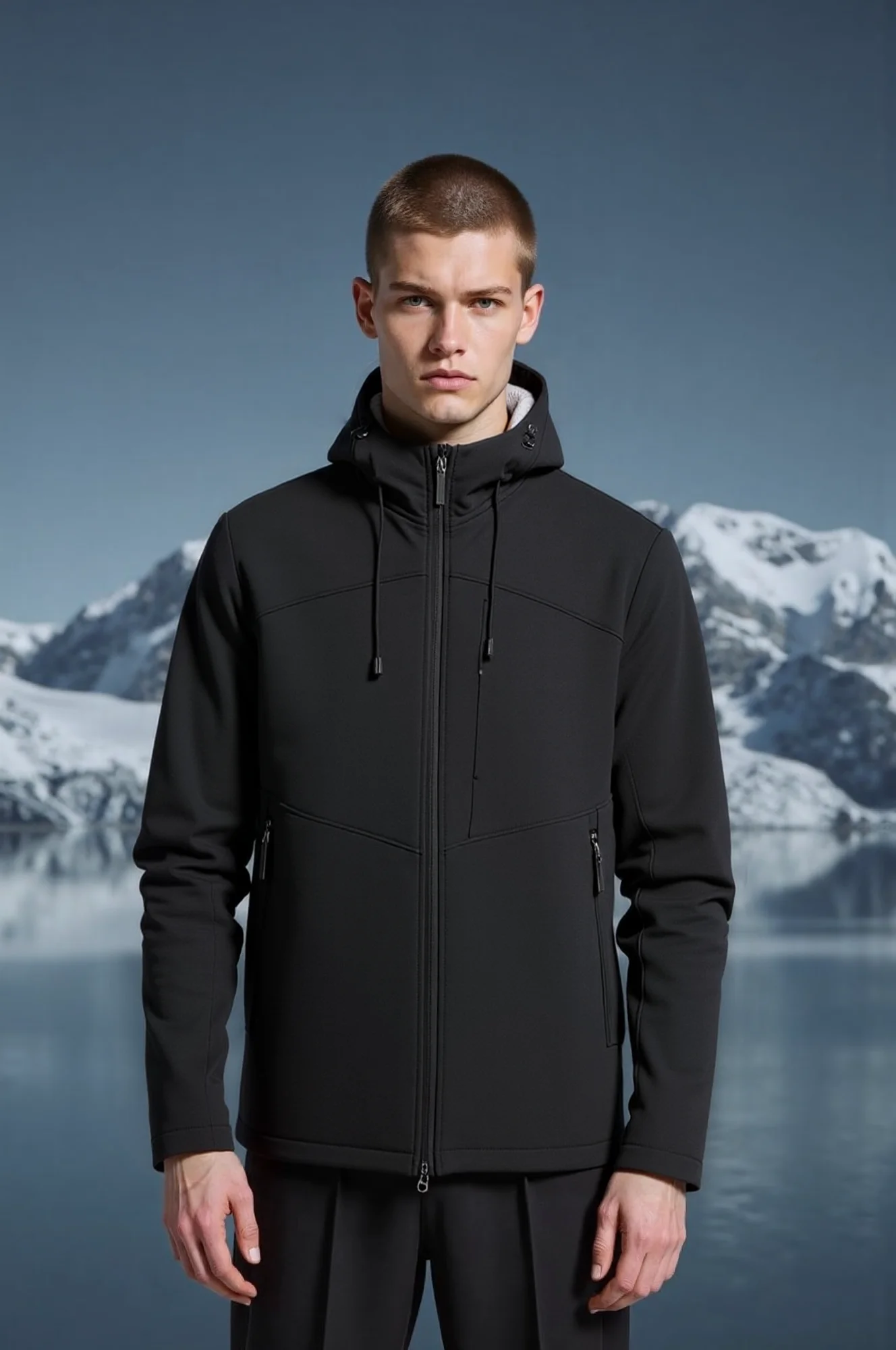 

Ski Sports Jacket unisex Outdoor Bike Soft Shell Wear-resistant Waterproof Windproof Windbreaker Mens Hiking Camping Hooded Coat