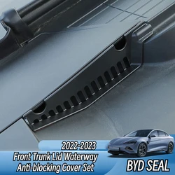 Futhoope Fender Cover Set per BYD SEAL 2022-2023 coperchio del bagagliaio anteriore Waterway Anti-blocking Anti-fouling Protect Net accessori nuovo