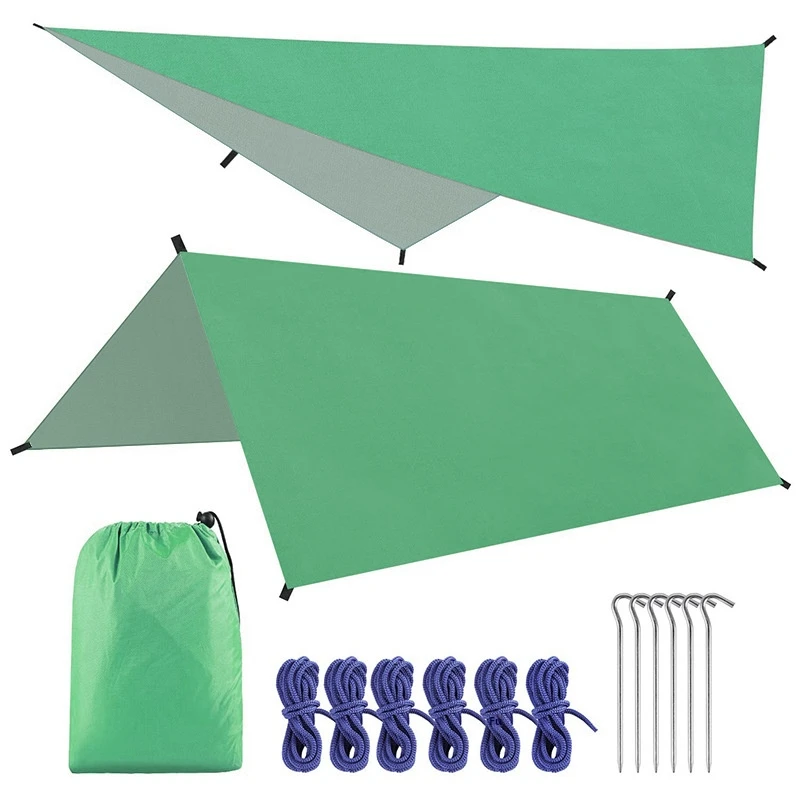 Outdoor camouflage canopy multi-functional waterproof sunblock beach sunshade tent canopy beach floor cloth