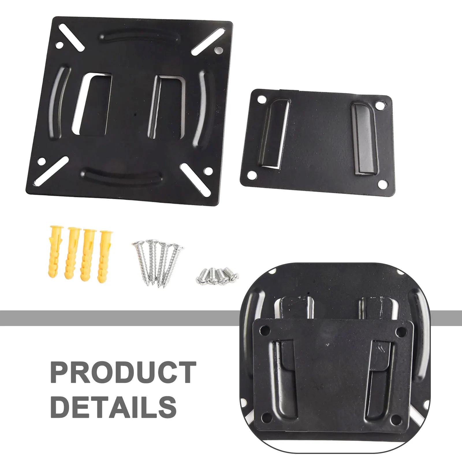 For 14-26inch LCD TV Flat Panel TV Wall Mount Bracket Large Load Solid Support Wall TV Wall Bracket Easy Installation Adjustable