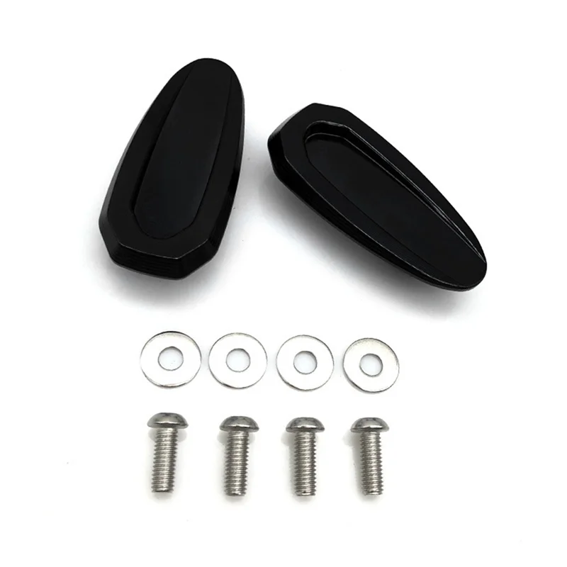 

Sp-For BMW S1000RR 2019-2023 Motorcycle Rearview Mirror Base Cover Windshield Drive Eliminator Mirror Hole Cover - Black Parts