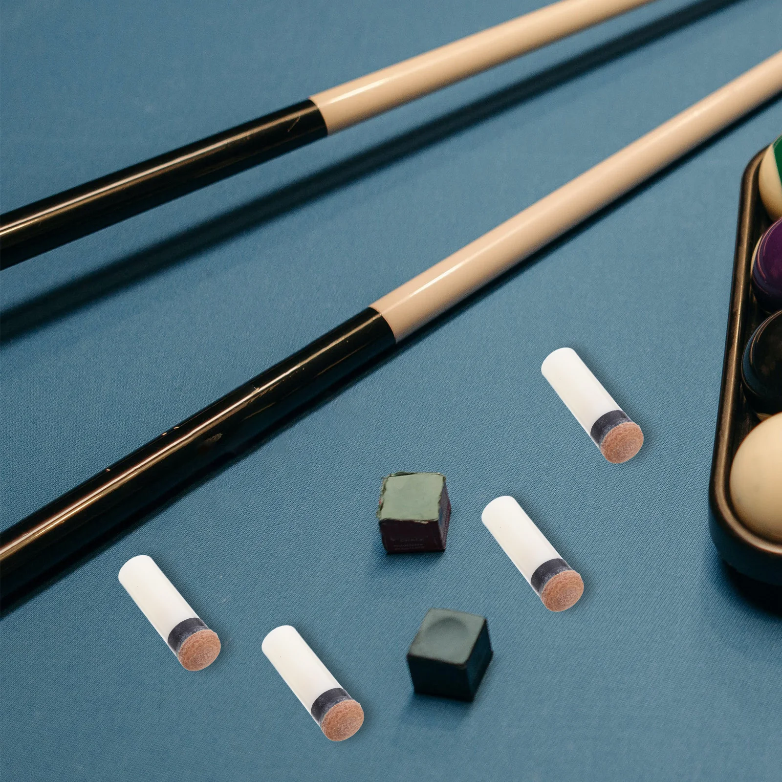 

10Pcs Billiard Cue Tips Screw-on Durable Replacement Pool Stick Accessories for Professional Play Cue Tips Billiard Tip