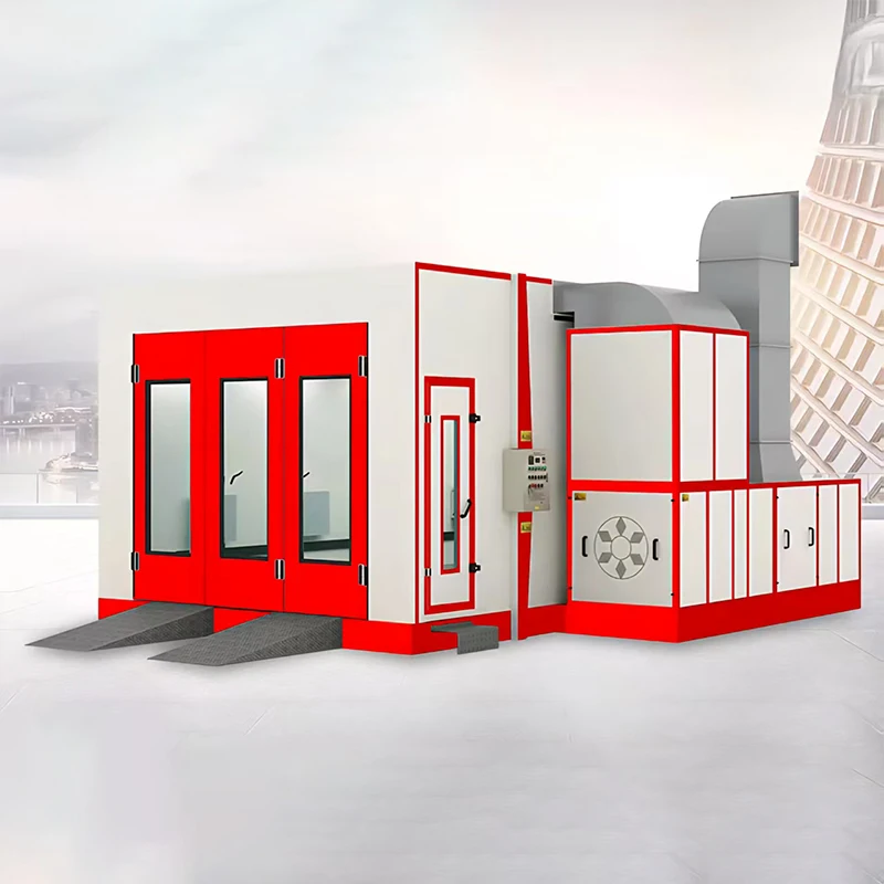 Custom Size Paint Booth for Sale with Heating System And Water-Based Paint Application