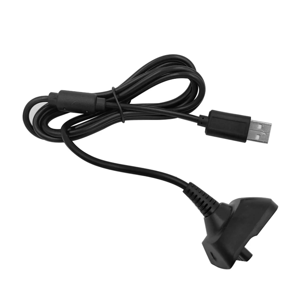 10pcs 1.8m USB Charging Cable for XBOX360 Wireless Controller Gamepad Charging Joystick Connection Accessory with Magnet ring