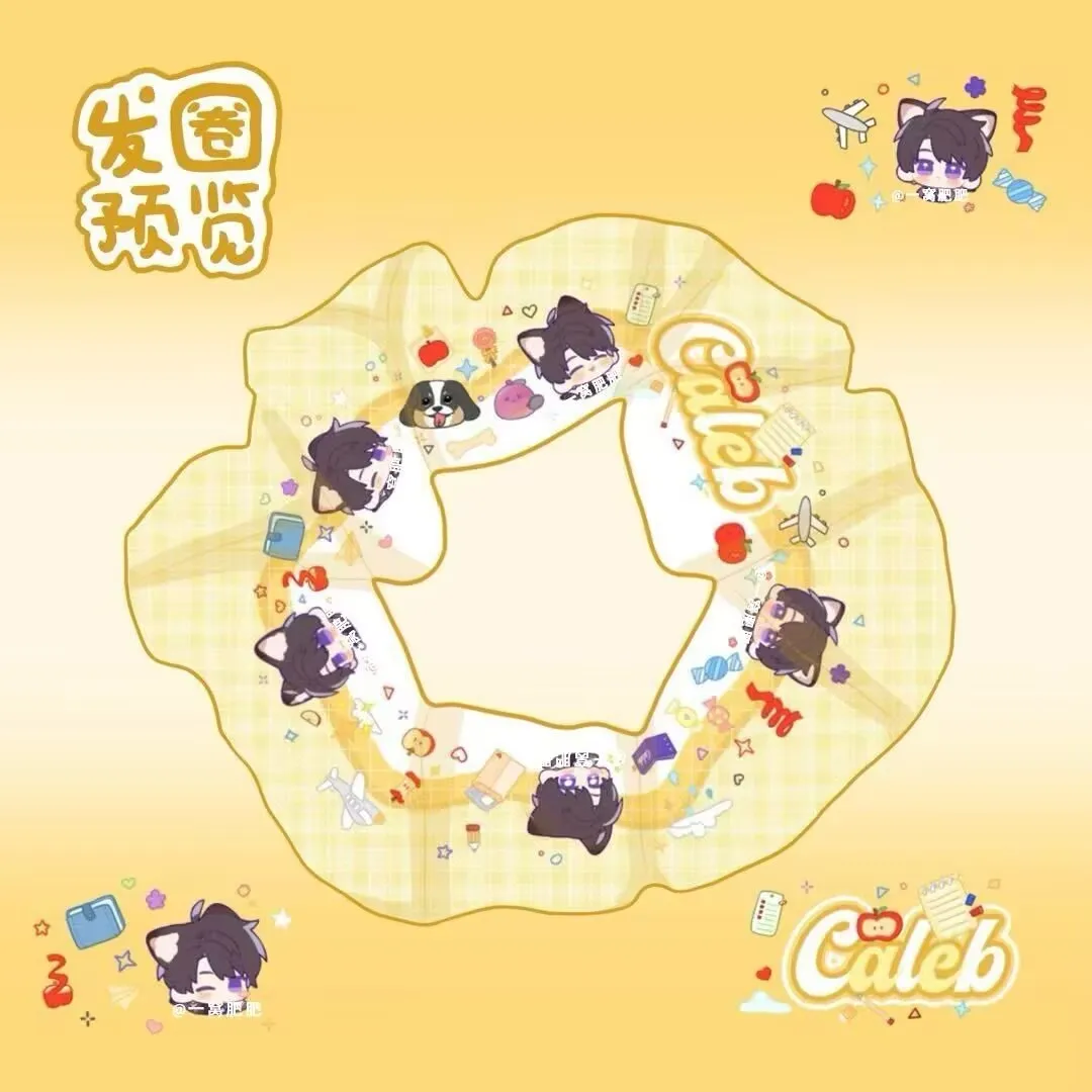 الحب في الفضاء العميق، يعمل المروحة بواسطة تشى يو شين شينغ هوي لي شين تشين تشي، ربطات الشعر، إكسسوارات الشعر، زهور الشعر وحبال الشعر