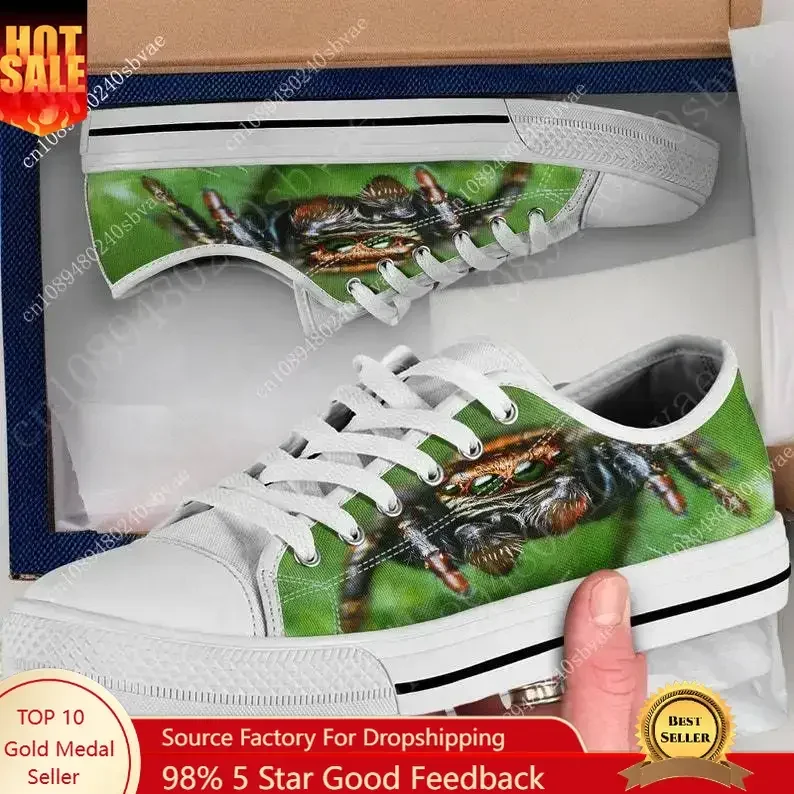 

Spider Print Casual Shoes Men Women and Sneakers Stylish Spider Design Comfortable Everyday Footwear Unique Custom Made Spid