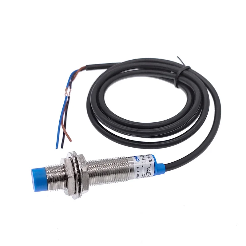 M12 Proximity Switch 4mm Distance Waterproof Normally Open NO Normally Closed NC NPN PNP Metal Detection Inductive Sensor