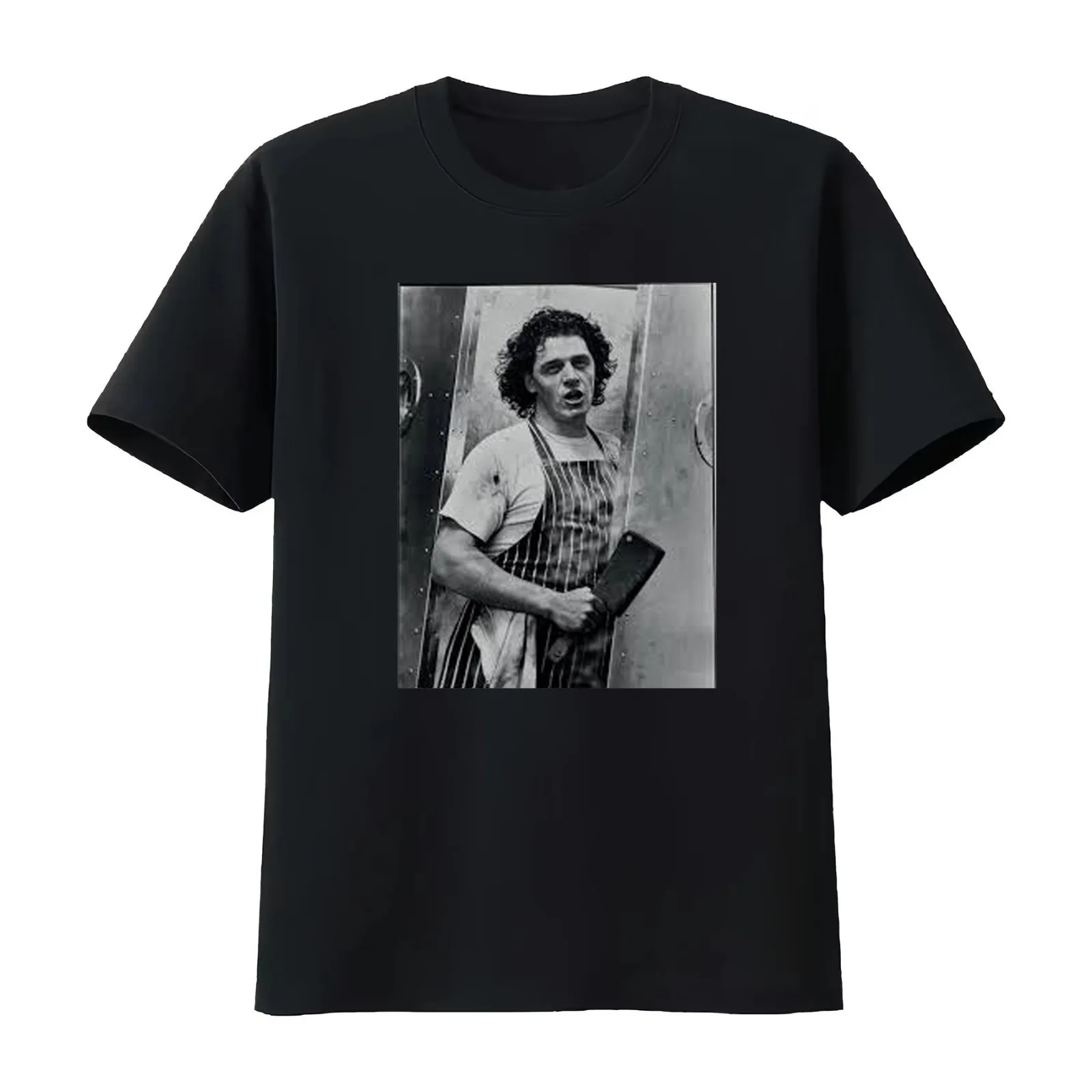 The Devil In The Kitchen T-Shirt Summer Casual Cotton Tee Oversized Streetwear Tops Vintage Graphic Print Unisex Men Women