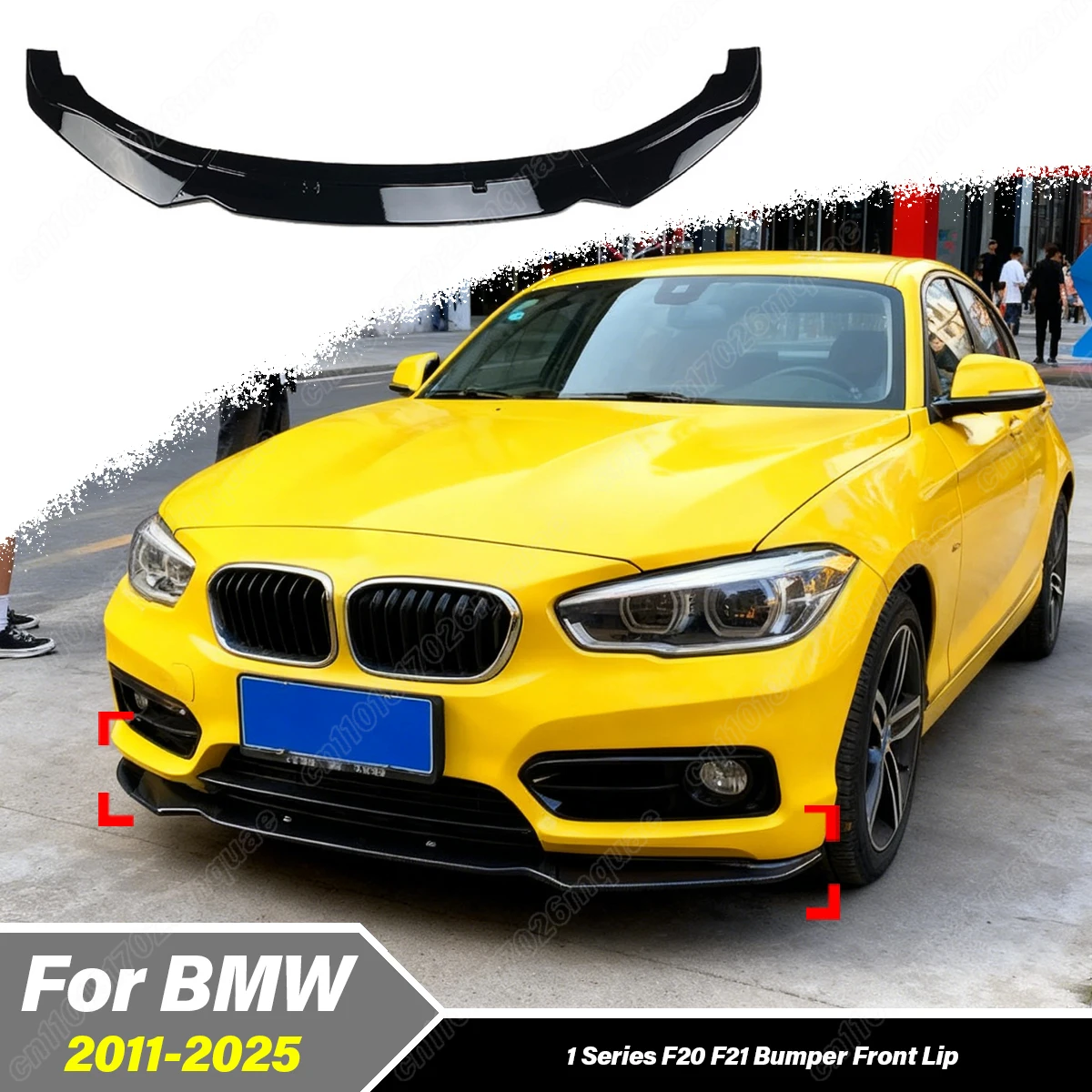 

For BMW 1 Series F20 F21 2011 2012 2013 2014 2015 2016 2017 2018 2019 2020 2021 2022 2023 2024 2025 Car Front Splitter Body Kit