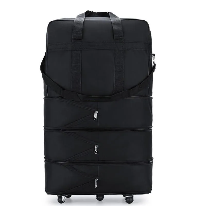 Large Capacity Oxford Fabric Luggage Bag with Four-Wheel Rotation And Combination Lock for Travel Women's Style 28 Inch