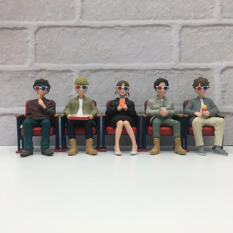 Miniature pvc  model   see movie 5pc/set