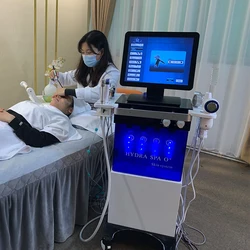 High Quality Multifunctional 14 in 1 Dermabrasion Oxygen Jet Peel Machine For Facial Deep Cleaning