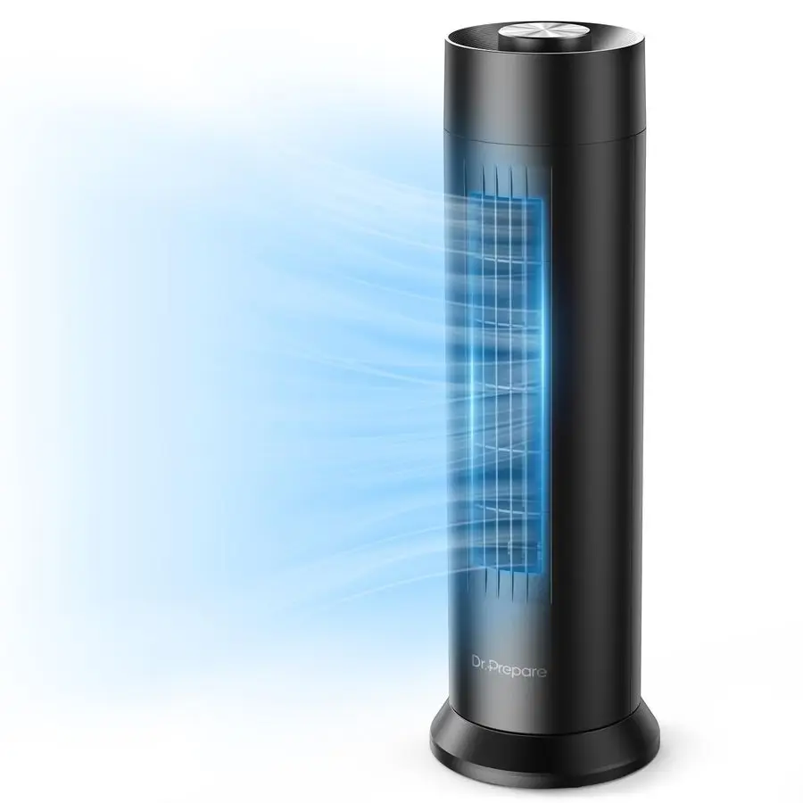 

Настольный вентилятор Tower Fan, бесшумный (28 дБ), 3 скорости, 80-градусная осцилляция, съемная моющаяся безлопастная конструкция, 16-дюймовый портативный вентилятор для дома