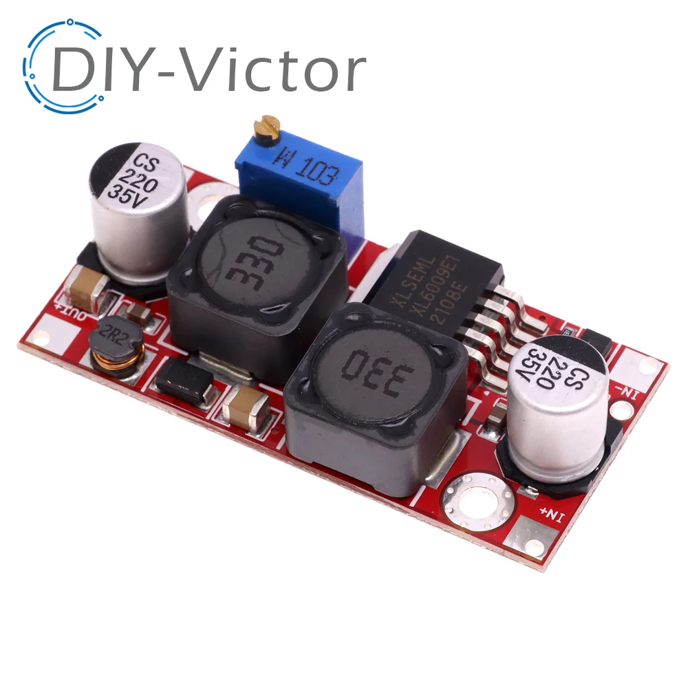 Boost Buck DC-DC Adjustable Step Up Down Converter XL6009 Power Supply Module 20W 5-32V to 1.2-35V High Performance Low Ripple