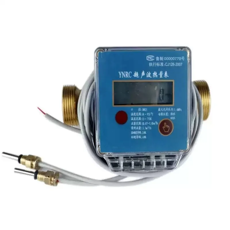 Smart Digital Ultrasonic Heat Meter DN25 DN15 for Household Central Air Conditioning Heating Cooling High Precision