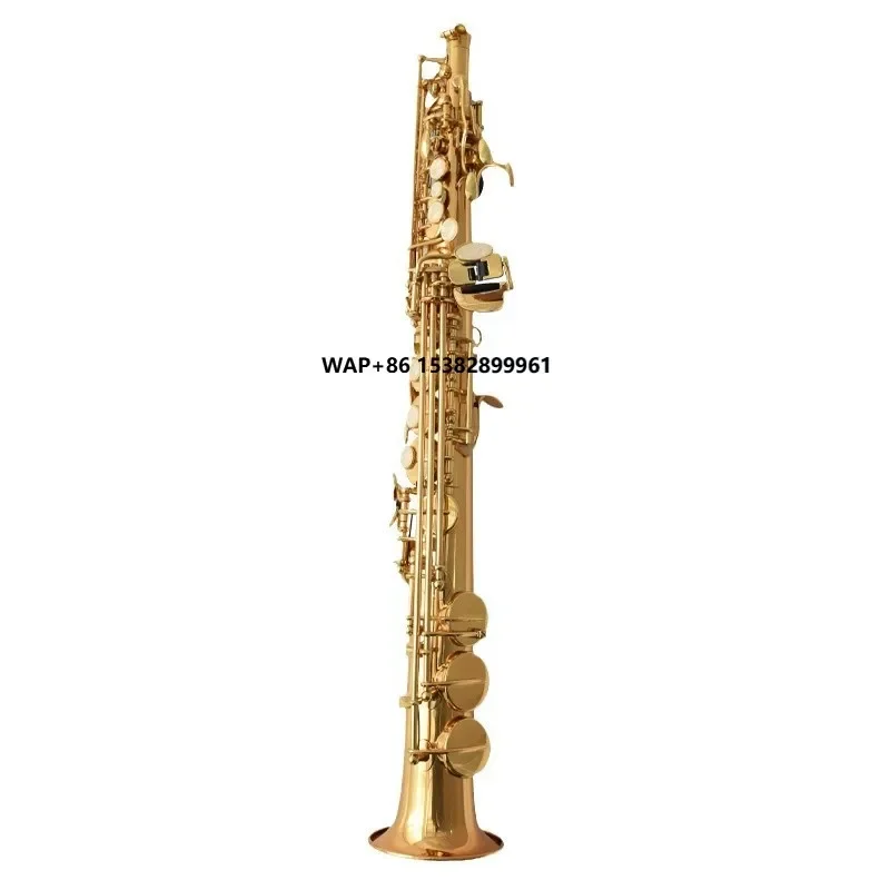 Best-selling High-quality Alto Saxophone Gold Lacquer Finish Easy Install Easy Clean B Key High-pitched Version Direct