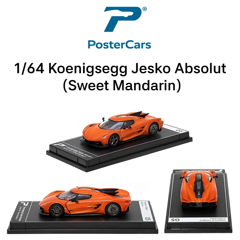 Postercars 1/64 Toy Car Model Lamborghini McLaren Bugatti