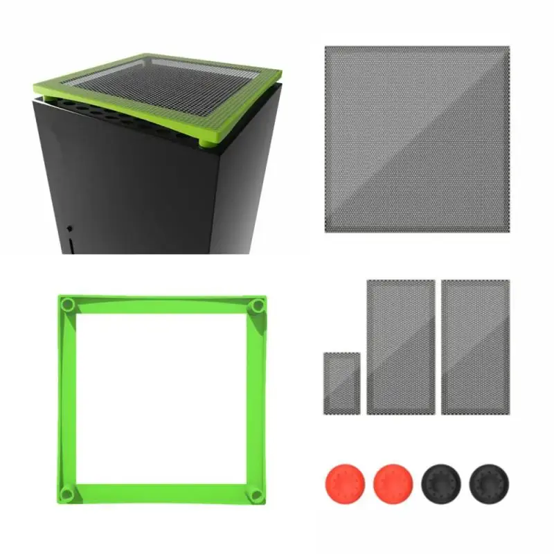 

Cooling Fan Filter Dustproof Cover for Xbox Series X Gaming Console Dust Cover Game Host Dustproof Net Rack For XBOX Series X