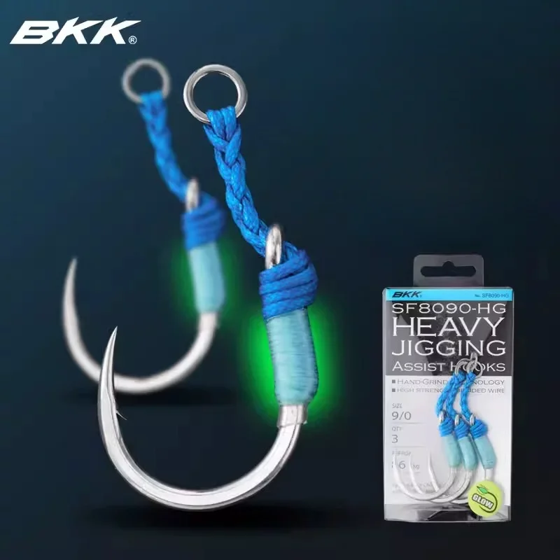 BKK Sea Fishing Tuna Grouper Iron Plate SF8090 Tied Rope To Strengthen Heavy-duty Sailfish Cow Port Hook