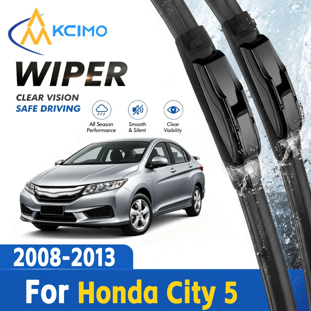 

High Clear View Premium Auto Front Windshield Wiper Blades No Noise Wiper Replacement Parts for Honda City 5 GM2 3 2008-2013