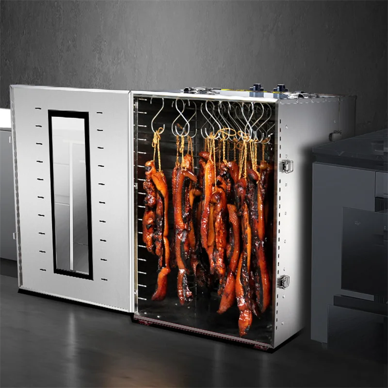 220V 16 Layer Bacon Dehydrator Snacks Herbs Gain Meat Food Dryer Dry Food Machine12 Trays Food Dried Fruit Machine Dryer