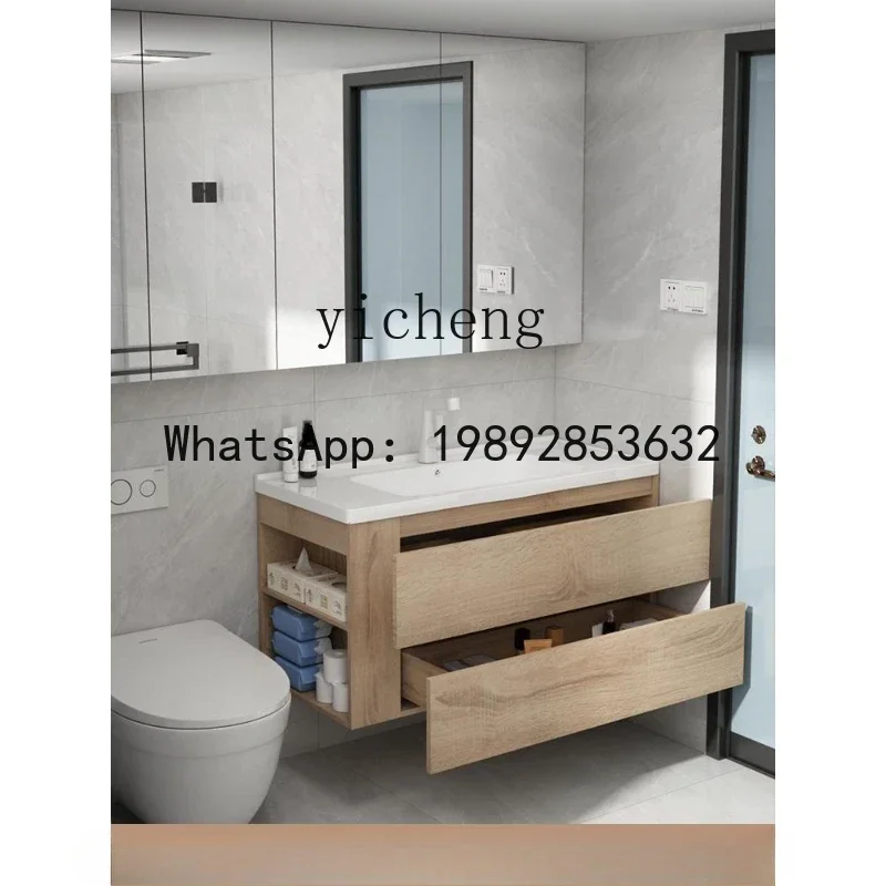 

Y1 bathroom cabinet combination sink, toilet, face wash table, ceramic integrated basin