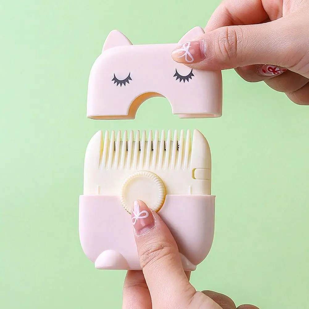 

Hair Cutting Trimmer Combs 2 In 1 Double Sided Manual Bangs cutter shaving Remover Thinning Beauty Hair Cut styling Accessorie