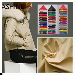Nylon Down Jacket Fabric High Density 310T 40D Waterproof anti-static Resistant Matte Soft Vest Coat Nylon Fabric