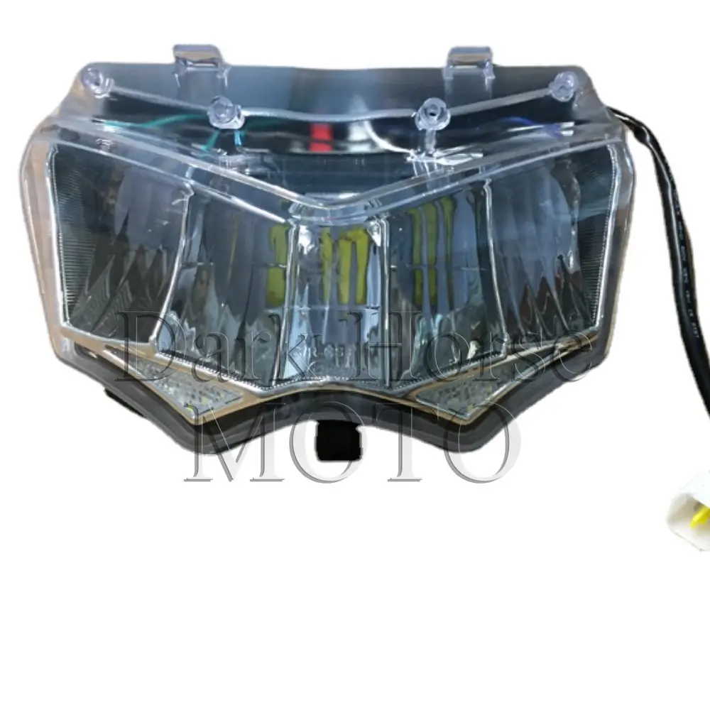 

Motorcycle Headlight Assembly LED Light Dual Flashing Light High And Low Beam Switching Signal FOR Senke alien monster 300