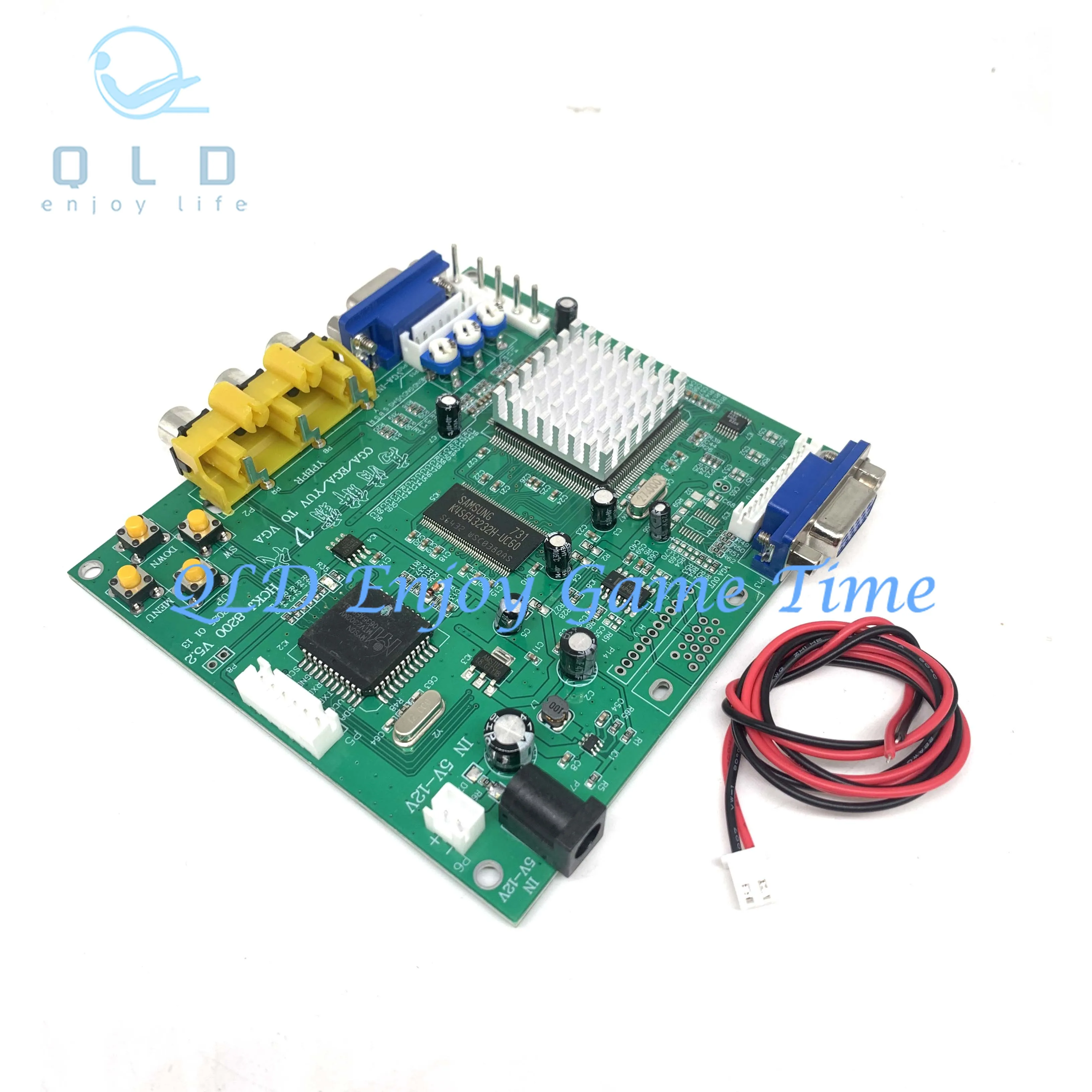 

Плата адаптера видеоконвертера RGB/CGA/EGA/YUV в VGA HD для аркадных игр GBS-8200