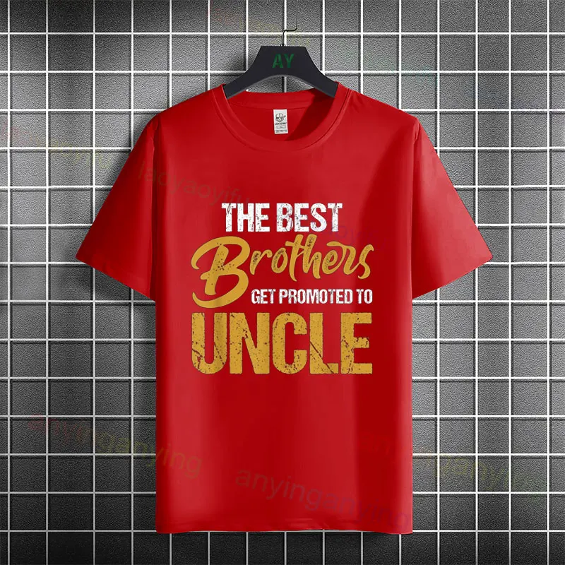 Modisches, lässiges Herren-T-Shirt mit „Someone's Cool-Ass Uncle“-Aufdruck, 100 % Baumwolle, kurzärmelig, Rundhals-T-Shirt, Herrenbekleidung